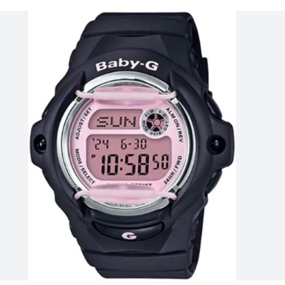 Baby G Watch Black with Baby Pink Dial NWT Original box and tags included - Picture 2 of 4